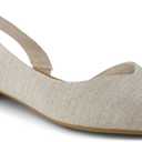 TOMS Women's, Briella Slingback Flat Natural, Size 7.5