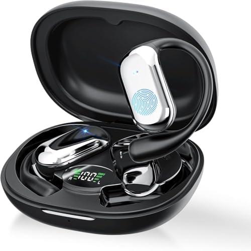 AI Language Translation Earbuds Real-Time, 144 Languages & Accents, Audifonos Traductores Inglés Español, Compatible with iOS & Android, Ideal for Travel, Business, Learning, Matte Black