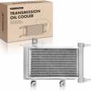 A-Premium Automatic Transmission Oil Cooler Compatible with Nissan Rogue 2008-2013, Rogue Select 2014-2015 2.5L, Replace# 21606JM01A