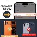 SSLOTSCASE for iPhone 17 Pro Case with Card Holder & Stand & Sliding Camera Lens Cover & Kickstand, Military-Grade Heavy Duty Shock Proof Men Women Phone Case Cover for iPhone 17 Pro 6.3'', Orange