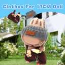 3 Sets Clothes for Doll, Clothes Set for 17cm Dolls, Doll Clothes Suitable for Dolls Accessories (NO Doll)