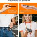 Magnetic Phone Grip for MagSafe, 4-in-1 Phone Ring Holder with Mini Tripod & Kickstand, Ultra-Slim MagSafe Accessories for iPhone 17 Pro/MAX 16/15/14 Series (Black)