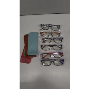 Pack of 6 Reading Glasses, +2.25 