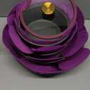 CAROTE 21pcs Pots and Pans Set, Nonstick Cookware Set Detachable Handle, Induction Kitchen Cookware Sets Non Stick with Removable Handle, RV Cookware Set, Gold and Purple (Gold Ultra Violet)