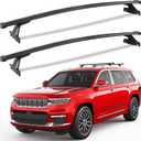 KINGGERI 220lbs Roof Racks Cross Bars Fit for Jeep Grand Cherokee L 2021-2026 & Grand Cherokee 2022-2026, Heavy Duty All Metal Aluminum Roof Rails Crossbars Luggage Cargo Carrier SUV Accessories