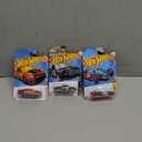Pack Of 3 Hot Wheels Cars (Croc Rod, '15 Dodge Charger SRT, Limited Grip)