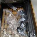 150L Laundry Basket with Wheels, Rolling Laundry Hamper with Cloth Cover, Laundry Cart with Metal Frame & Removable Bag, Large Dirty Clothes Hampers for Bedroom Aesthetic, Laundry Room Bathroom, Black