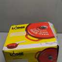 Lodge Essential Enamel Cast Iron Dutch Oven with Lid - Oven-Safe Enamel Cookware up to 500 F - Heat-Retaining Braising & Roasting Pot - Non-Toxic Cookware - 7.5 Quart, Island Spice Red