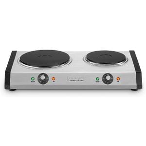 Cuisinart CB-60P1 Countertop Double Burner, Stainless Steel/Black