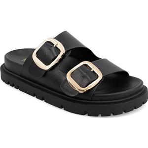 MIA Women's Gen Double Buckle Slide Sandals, Size 6
