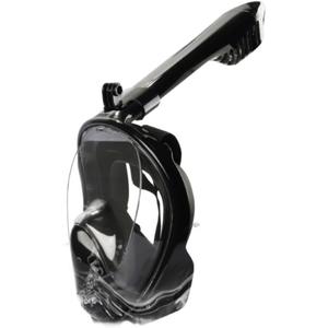 Diving Mask Full Dry Snorkel Anti-Fog and Leak-Proof Diving Mask Portable Diving Equipment Snorkeling Equipment Scuba Mask Masks (Color : Black, Size : 49 * 9 * 10.5cm)
