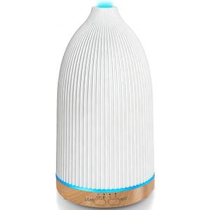 URPOWER 100ML Essential Oil Diffusers for Home with 7 LED Color Changing Lights, Timer & AutoOff Ultrasonic Aromatherapy Diffuser Cool Mist Humidifer Scent Diffuser for Bedroom, Office, Yoga