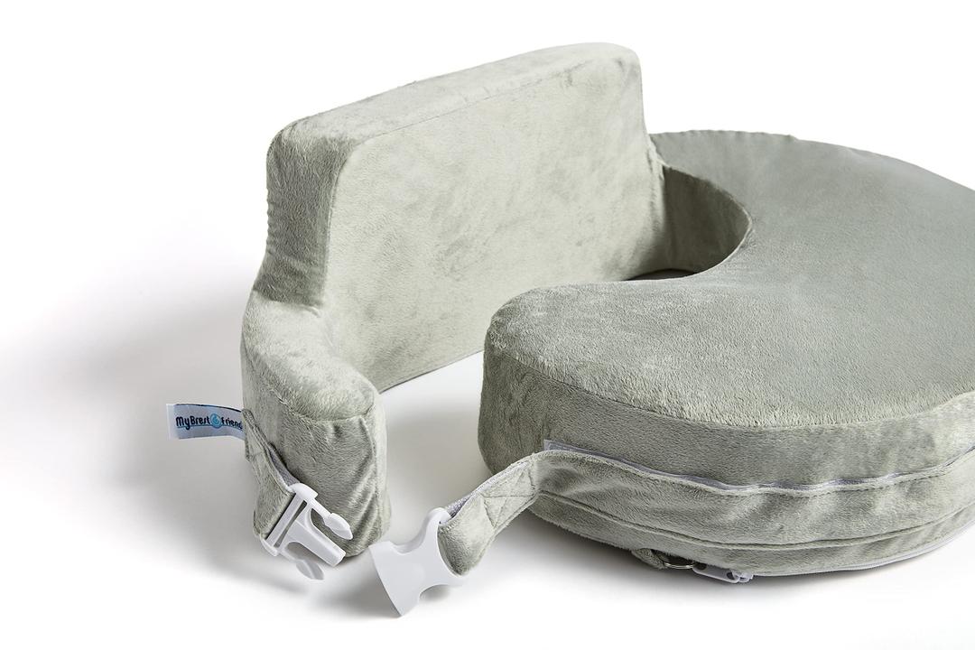 My Brest Friend Super Deluxe Nursing Pillow for Breastfeeding and Bottlefeedin