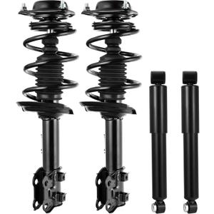 AUTOSAVER88 Front Complete Struts Rear Shocks and Coil Spring Assembly Compatible with 2011-2016 Hyundai Elantra