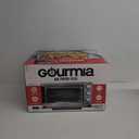 Gourmia GTF7350 6-in-1 Multi-function, Stainless Steel Air Fryer Oven - 6 Cooking Functions - Fry Basket, Oven Rack, Baking Pan & Crumb Tray, Included + Recipe Book (Silver)