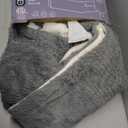 Heated Blanket Electric Blanket,Cozy Faux Rabbit Fur & Soft Flannel Warm Heater Throw Blanket with 5 Fast Heating Levels &10Hours Auto-Off Over-Heat Protection50" x 60" (Grey)