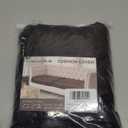 Leather Look Couch Cushion Covers Sofa Seat Slipcovers Sets Couches Furniture Protector for Sectional Armchair Loveseat Pets Kids Stretch Spandex Fabric (1 Cushion XL Sofa, Chocolate)