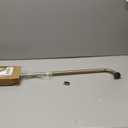 Antique Bronze Disc Curtain Rods, 48-84 Inches Window Curtain Rod,Adjustable Room Darkening Curtain Rod with Aluminum Finials and Brackets,Wrap Around Design