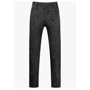 Mens Jacquard Floral Dress Pants Slim Fit Tuxedo Suit Pants, size 36
