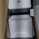 Rojeco 36Cups/8.5L Pet Automatic Cat Feeder and Gravity Water Dispenser,Stainless Steel Bowls 2-in-1 Set Large Capacity 5L Food Feeder and 3.5L Water Fountain for Cats,Pets,Small Dogs,Puppies,Kittens (White)