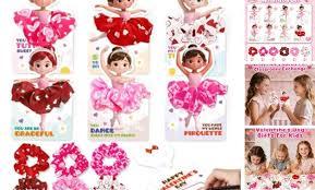 Valentine Day Card With Hair Scrunchies