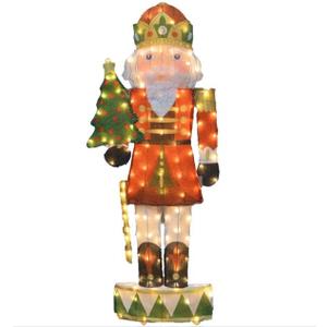48 Inch Hallmark Keepsakes Christmas Noble Nutcracker Holiday Outdoor LED Yard Decor