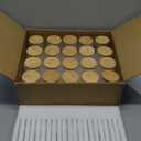 20 Pack Sublimation Glass Cans Transparent Sublimation Beer Glass Can Shaped with Bamboo Lids Borosilicate Glasses Tumbler Mason Jar Cups Mug with Straw for Beer, Juice, Soda, Iced Coffee, Drinks 16oz