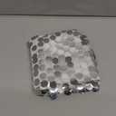 12 x 108 Inch Silver Sequin Table Runner Glitter Rectangle Big Sequin Table Runner for Wedding Party Birthday Christmas Halloween Decoration (1 Pack)