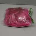 BERON Hot Pink Wig Long Wavy Rose Pink Wig with Bangs for Women Rose Red Wigs Synthetic Wigs with Cap