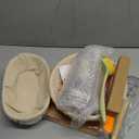 Kikcoin Sourdough Starter Kit, Complete Sourdough Bread Baking Supplies Includes 24oz Sourdough Starter Jar, Rattan Banneton Proofing Basket Set of 2, Artisan Bread Making Kit for Beginners & Pros