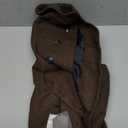 Women's Suit Vest Herringbone Tweed Work Wear Slim Fit Waistcoat Lady Sleeveless Jacket (XX-Large-3X-Large, Brown)