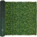 ODTORY Artificial Boxwood Roll Panels, 48"x120" (40 sq.ft) UV-Resistant Faux Ivy Privacy Fence Screen, Decorative Grass Wall Covering for Indoor & Outdoor Garden, Backyard, Balcony, Home Decor