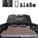 ACOTHOT Truck Bed Air Mattress with Cordless Rechargeable Air Pump, Peachskin Fabric Truck Bed Mattress with 2 Pillows Fits 5.5-5.8ft Short Beds | 9.5" Height Mattress Perfect for Outdoor Camping