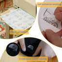 New brothread 6PCS 8.5"x11" Sticky Water Soluble Embroidery Stabilizer Printable Paper Stabilizer - Medium Weight - Allowed for Print or Draw Patterns Best for Hand & Machine Embroidery