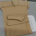 Truform 20-30 mmHg Compression Stockings for Men and Women, Thigh High Length, Dot-Top, Open Toe, Beige, X-Large