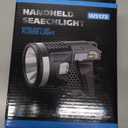 Spotlight 1000000 Lumens, 6 Modes Super Bright LED Rechargeable Spotlight Flashlight with Cob Light, Tripod, Strap, 15000mAh 18Hrs IPX7 Waterproof Spot Lights Outdoor Handheld for Boating, L