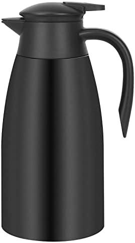 70oz Thermal Coffee Carafe Insulated Coffee Thermos, Stainless Steel Insulated Vacuum Coffee Carafes For Keeping Hot, Double Walled Insulated Vacuum Flask, Tea Water Coffee Dispenser Airpot
