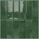 DEWOO 20-Sheet Peel and Stick Subway Backsplash Green Kitchen Bathroom Rectangle Self Adhesive Wall Tile Brick (12"×12")