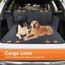 URPOWER Dog Car Seat Cover for Pets 100% Waterproof Seat Cover Hammock 600D Heavy Duty Scratch Proof Nonslip Durable Soft Back Seat Covers for Cars and SUVs