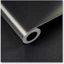 CRE8TIVE Bronze Black Stainless Steel Contact Paper Self Adhesive 24"x118" Wide Brushed Metallic Wallpaper Stick and Peel Rust Resistant Vinyl Roll for Kitchen Refrigerator Dishwasher Stove Appliances