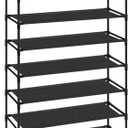 10 Tier 40 Pairs Shoe Rack, Stackable Sturdy Shoe Shelf, Tall Shoe Rack Organizer with Stainless Steel Frame