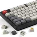 XDA Profile PBT Keycaps, Retro Game Console Custom Keycap Set, XVX Keyboard Keycap 75 Percent with Dye-Sublimation Suitable for Most 65% 80% 100% Gateron Cherry MX Switches Mechanical Keyboard