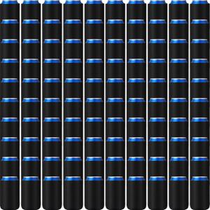 Chengu 100 Pack Blank Beer Can Cooler Sleeves Soft Insulated Reusable Drink Cooler Bulk Collapsible Sublimation Can Cooler Sleeves for Wedding Party Supplies (Black, Simple Style)