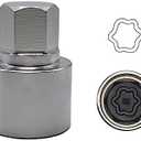 JEUCLEL 055 Wheel Locking Nut Key Compatible with BMW Series, (Socket OD 27mm - ID 25mm), Wheel Lock Nut Socket Adapter, Wheel Anti-Theft Lug Nut Removal Tool, Anti-Theft Screw Remover