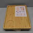 Bedside Shelf for Dorm Bed & Top Bunk, Bamboo Bed Side Table Tray with Cup Phone Holder & Hooks, Bedside Caddy, Clip on Nightstand Bedside Storage College Dorm Room Essentials (Bamboo)