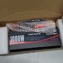 1000 Watt Car Power Inverter DC 12V to 110V/120V AC Converter with LCD Display Dual AC Outlets and Dual USB Car Charger for Car Home Laptop Truck Black