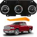 AC Heater Climate Control Module Panel Fit for Chevrolet Suburban Tahoe | Fit for Dodge Ram 1500 3500 2014-2018 Classic 2019-2024, Replace#68186217AD 68236776AB 68239170AA