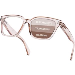 Progressive Multifocal Reading Glasses for Women Men, Anti Glare/Eyestrain Blue Light Multifocus Computer Readers