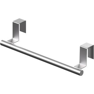 Over Cabinet Towel Bar 9" Kitchen Towel Rack - Silver, Stainless Steel Towel Holder for Cabinet - 1 Pack