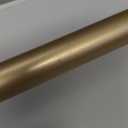 Exclusive Home Curtains Peony 1" Curtain Rod and Coordinating Finial Set, Gold, Adjustable 66"-120